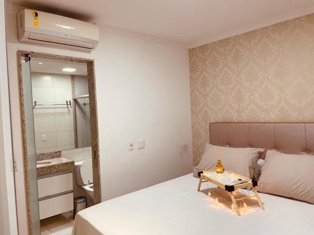 2 Qts.| 4 Hosp. | Ao Lado Do Goiania Shopping Apartment Bagian luar foto