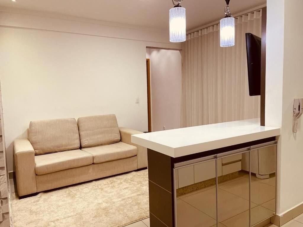 2 Qts.| 4 Hosp. | Ao Lado Do Goiania Shopping Apartment Bagian luar foto