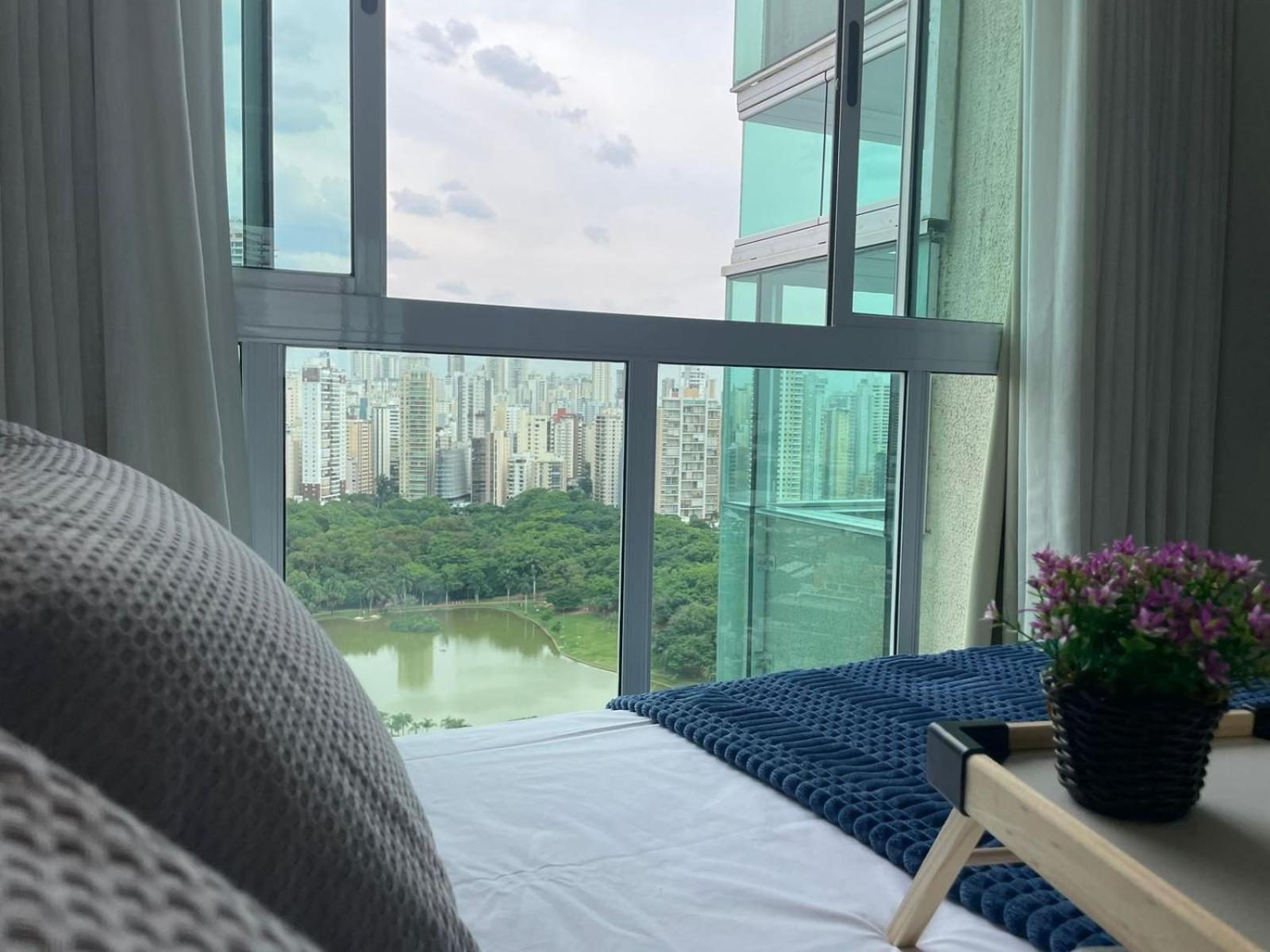 2 Qts.| 4 Hosp. | Ao Lado Do Goiania Shopping Apartment Bagian luar foto