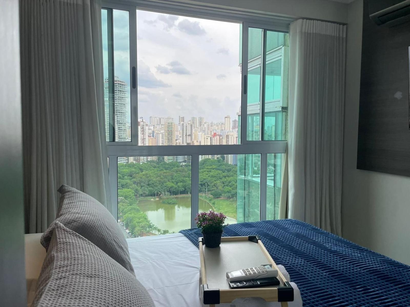 2 Qts.| 4 Hosp. | Ao Lado Do Goiania Shopping Apartment Bagian luar foto
